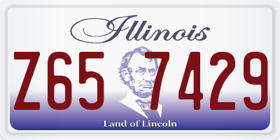 IL license plate Z657429