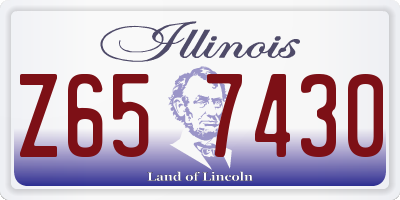 IL license plate Z657430
