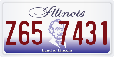 IL license plate Z657431
