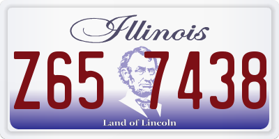 IL license plate Z657438