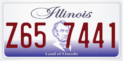 IL license plate Z657441