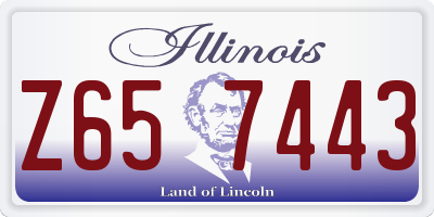 IL license plate Z657443