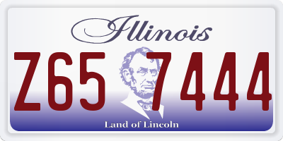 IL license plate Z657444
