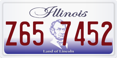 IL license plate Z657452