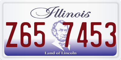 IL license plate Z657453