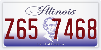 IL license plate Z657468