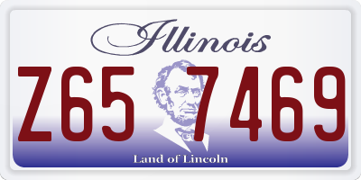 IL license plate Z657469