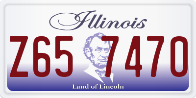 IL license plate Z657470
