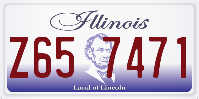 IL license plate Z657471