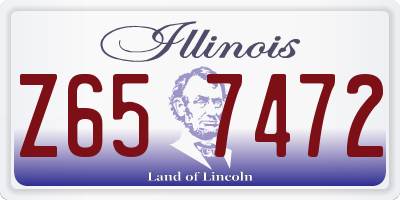 IL license plate Z657472