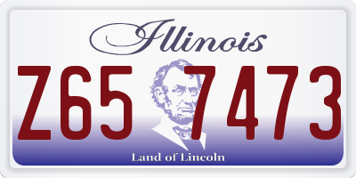 IL license plate Z657473