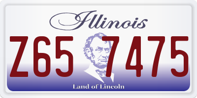 IL license plate Z657475