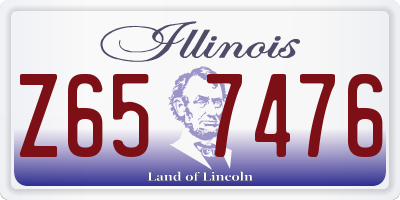 IL license plate Z657476