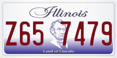 IL license plate Z657479