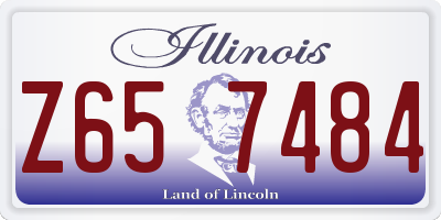 IL license plate Z657484