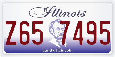IL license plate Z657495