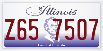 IL license plate Z657507