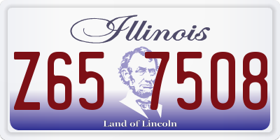 IL license plate Z657508