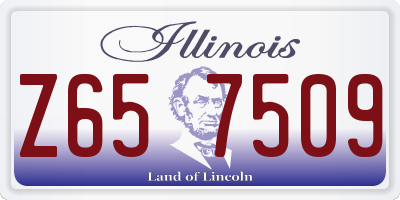 IL license plate Z657509
