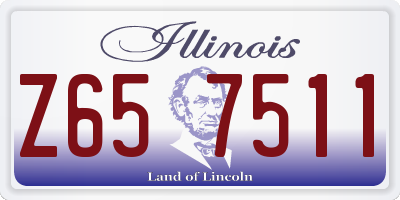 IL license plate Z657511