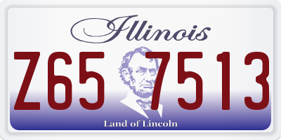 IL license plate Z657513