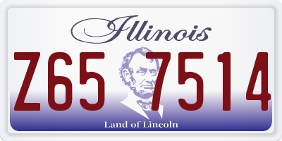 IL license plate Z657514