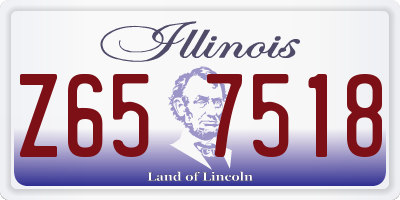 IL license plate Z657518