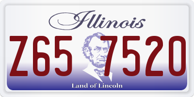 IL license plate Z657520