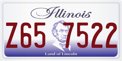 IL license plate Z657522