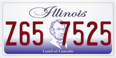 IL license plate Z657525