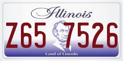 IL license plate Z657526