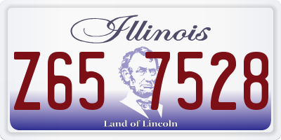 IL license plate Z657528