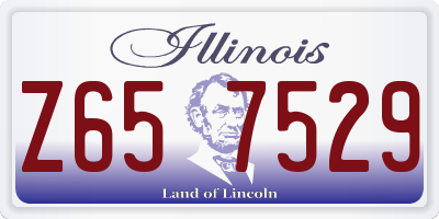 IL license plate Z657529