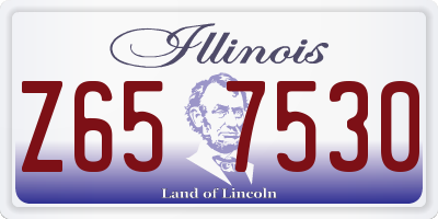 IL license plate Z657530