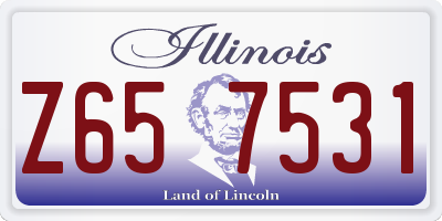 IL license plate Z657531