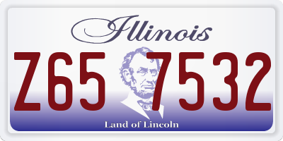 IL license plate Z657532