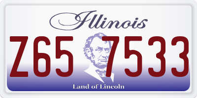 IL license plate Z657533
