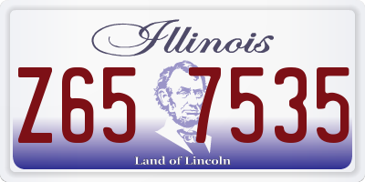 IL license plate Z657535