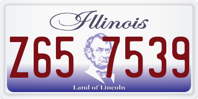 IL license plate Z657539