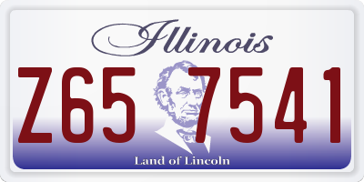 IL license plate Z657541