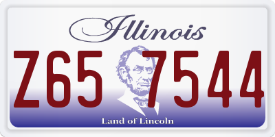 IL license plate Z657544