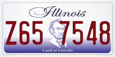 IL license plate Z657548