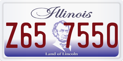 IL license plate Z657550