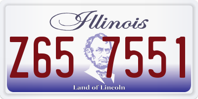 IL license plate Z657551