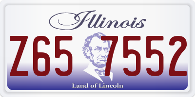 IL license plate Z657552