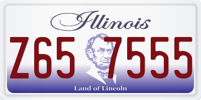 IL license plate Z657555