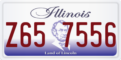 IL license plate Z657556