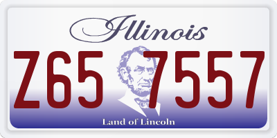 IL license plate Z657557