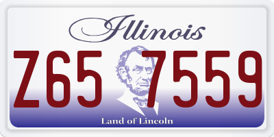 IL license plate Z657559