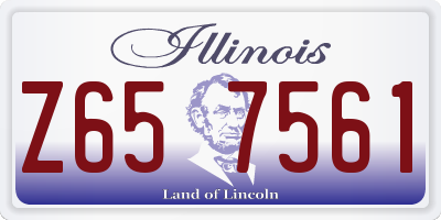 IL license plate Z657561